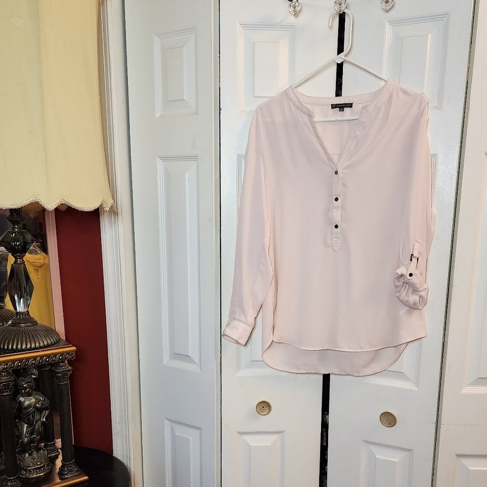 Adrianna Papell light pink top size large